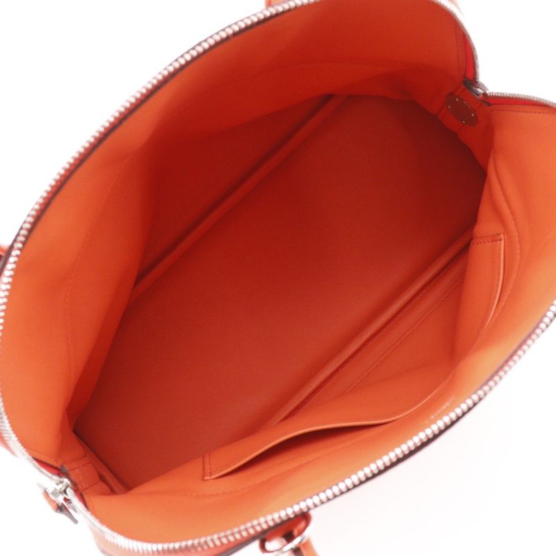 Hermes Bolide 31 2-Way Shoulder Taurillon Clemence Orange A Handbag — view 6