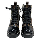 Louis Vuitton Star Trail Line Monogram Boots Short Shoes Leather Brown — view 2