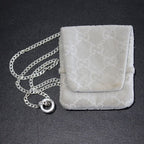Gucci Cutout G Necklace Silver 925 E1370 — view 5