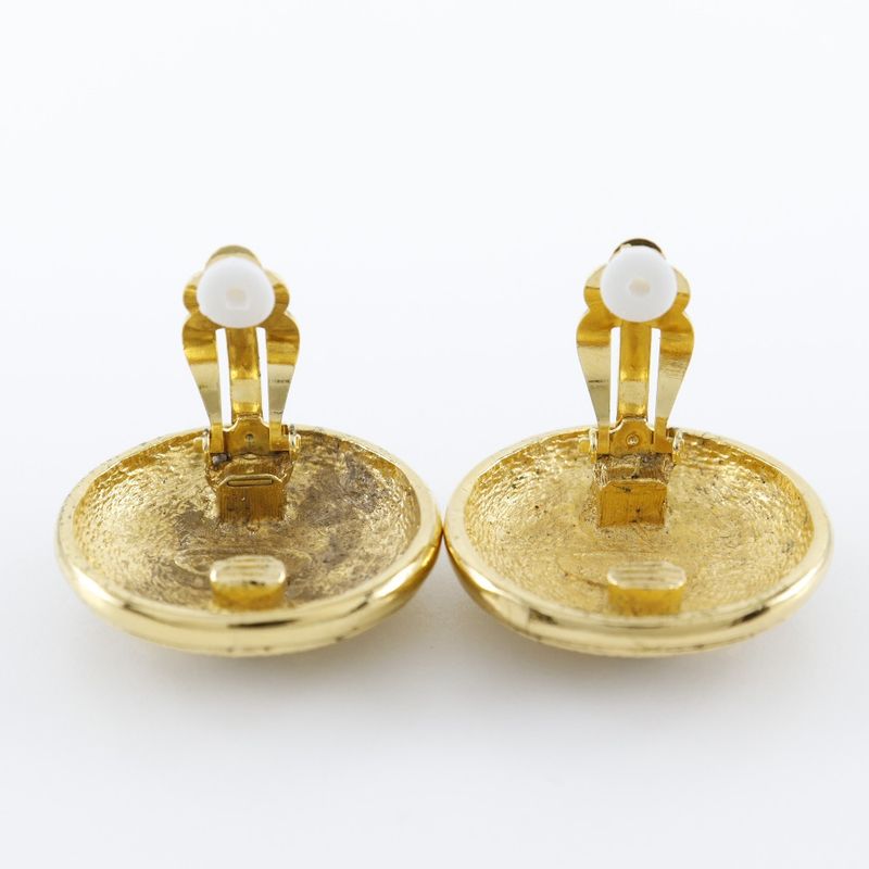Chanel Coco Mark Gold Plated 30.0 g Earrings — view 6