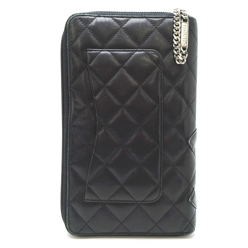 Chanel Long Black Wallet — view 2