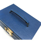Louis Vuitton Epi Boite Atu Mini Trunk Blue Handbag — view 6