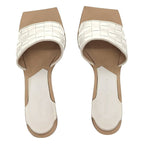 Bottega Veneta Intrecciato Square Toe Leather Sandals — view 4