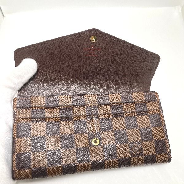 Louis Vuitton Damier Round Zipper Portefeuille Sarah — view 3