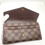 Louis Vuitton Damier Round Zipper Portefeuille Sarah — view 3