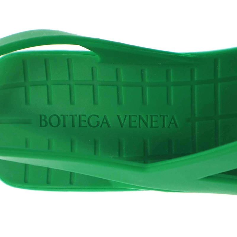 Bottega Veneta Jimbo Rubber Heel Sandals Green 36 — view 5
