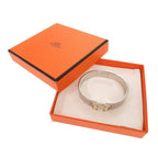 Hermes Click H Clack PM Metal Gray Bracelet Bangle 0029 — view 3