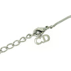 Christian Dior CD Logo Necklace Women Silver — view 7