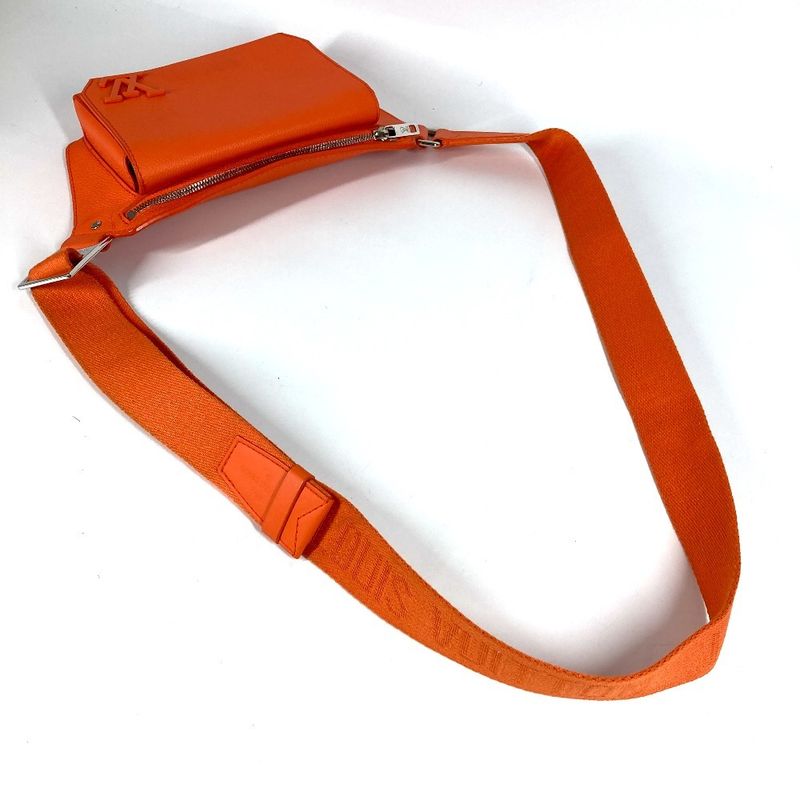 Louis Vuitton Body Bag Bum Nv Taurillon Leather Orange — view 7