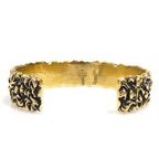 Gucci Bamboo Motif Yellow Gold-Tone Bangle — view 4
