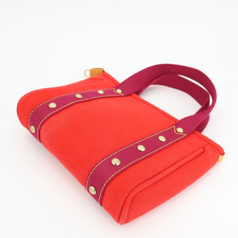 Louis Vuitton Antigua Cabas PM Rouge Handbag — view 6