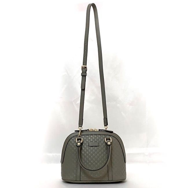 Gucci 2 way Bag Grey Micro Stripe — view 5