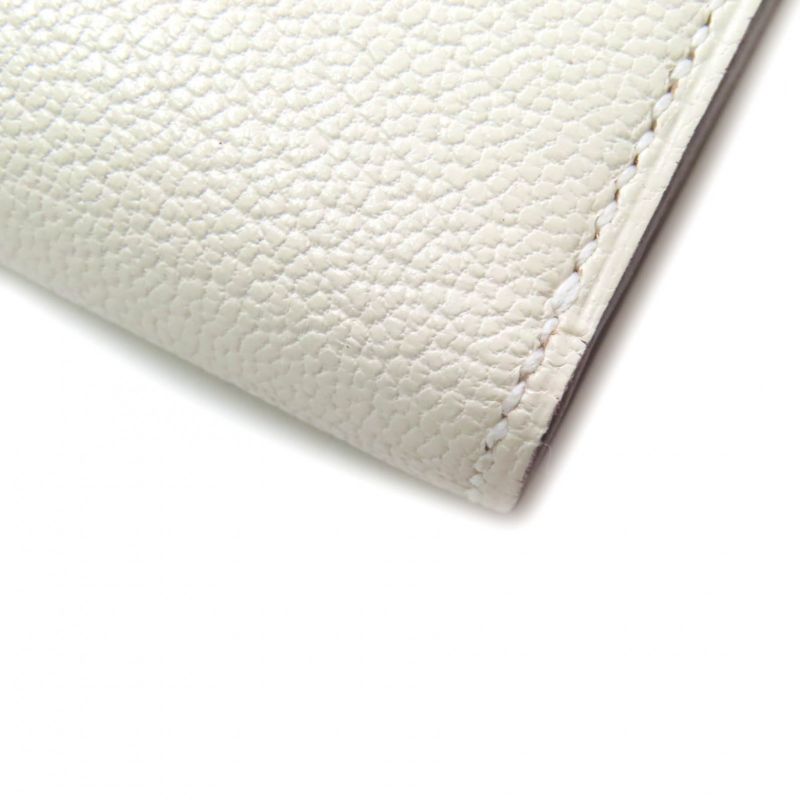 Hermes Bearn Combine Nata Gold Hardware H Logo Compact Wallet Chevre — view 8