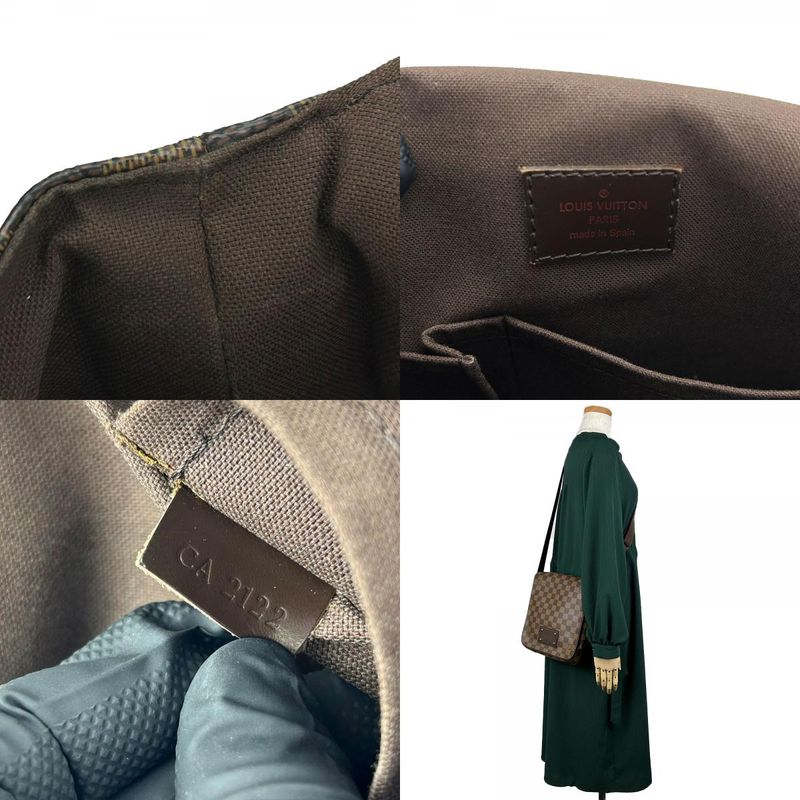 Louis Vuitton Shoulder Bag Brooklyn PM Damier Ebene Crossbody Casual — view 9