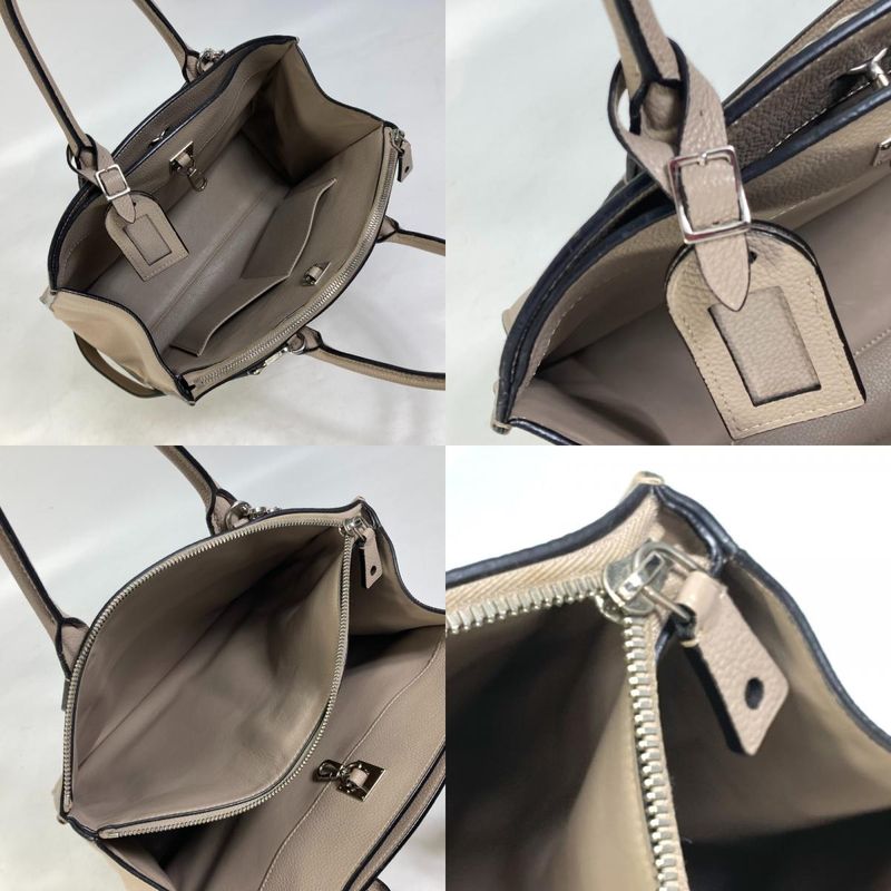 Louis Vuitton Handbag City Steamer MM Calfskin Galle Gray — view 8