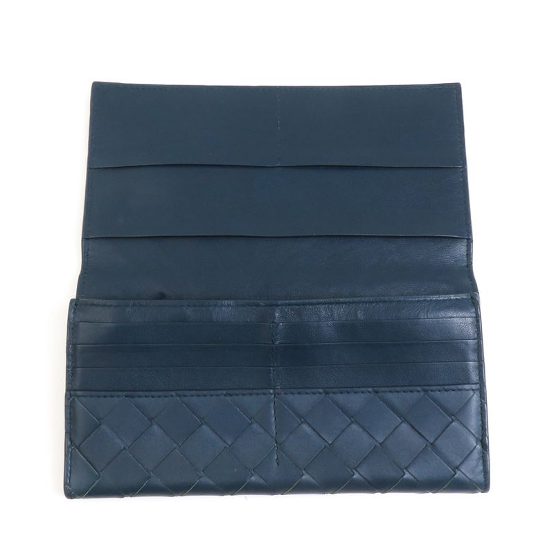 Bottega Veneta Long Wallet in Intrecciato — view 3