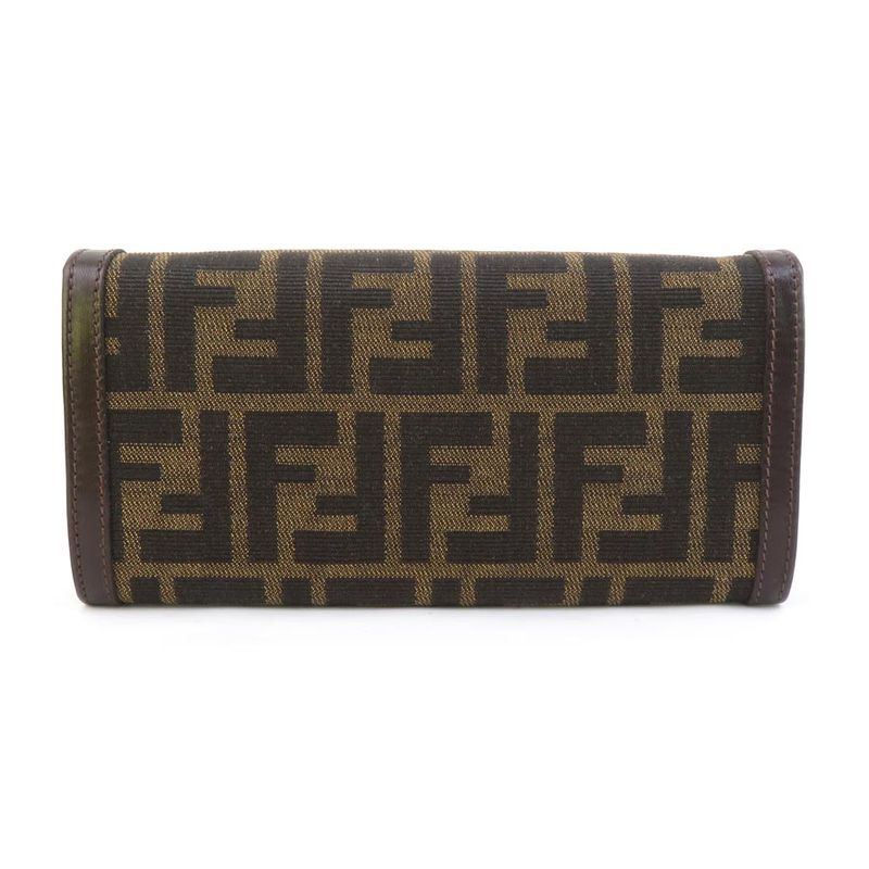Fendi Bifold Long Wallet Zucca — view 2