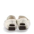 Louis Vuitton 02 Monte Carlo Leather Driving Shoes 34 Td0052 White — view 7