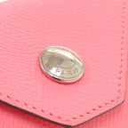 Hermes Le Van Cattle Vaux Epson Rose Confetti Silver Hardware Engraved Coin — view 5
