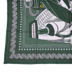 Hermes Carre 140 Scarf Zouaves Et Dragons Cashmere Silk Large Shawl — view 4