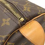 Louis Vuitton Boston Bag Keepall 55 Monogram Canvas Gold Hardware — view 8