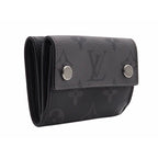 Louis Vuitton Discovery Compact Wallet Trifold Monogram Eclipse Canvas — view 3