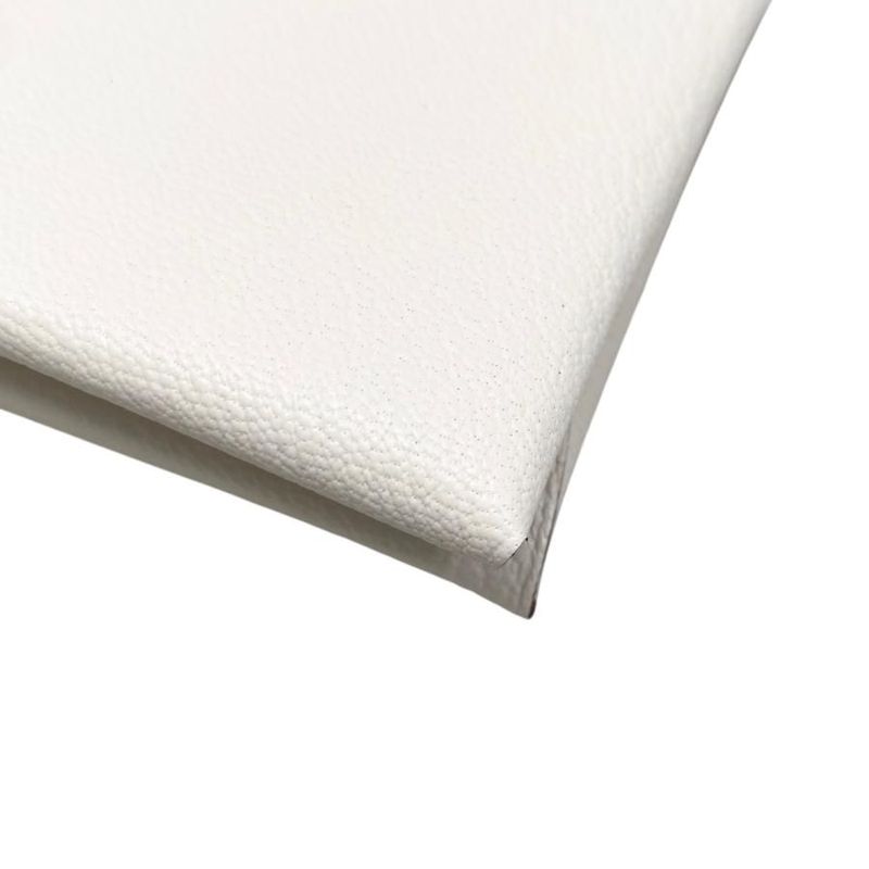 Hermes Card Case Coin Calvi Duo Nata White Silver Hardware — view 5