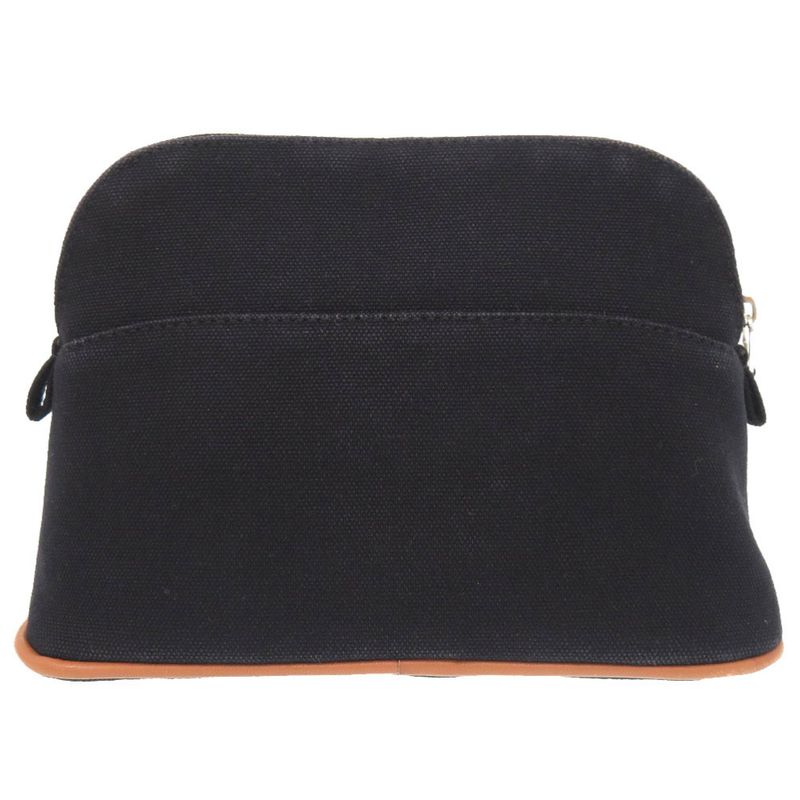 Hermes Bolide Pouch 20 PM Canvas Black Bag 0506 — view 2