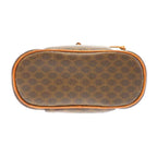 Celine Vintage Macadam Shoulder Bag Brown — view 4