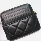 Chanel Classic Zip Coin Purse Ap2061 Black Lambskin Gdhardware — view 7