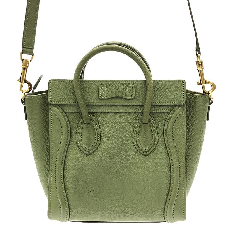 Celine Nano Luggage Handbag 15 lk Khaki — view 5