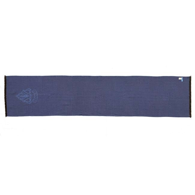 Gucci Shawl Navy Brown Hysteria — view 3