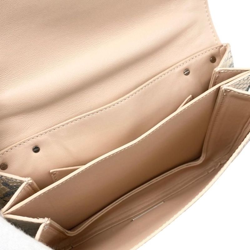Bottega Veneta Shoulder Bag Mount Small Envelope V10 R0 Chain Python — view 7