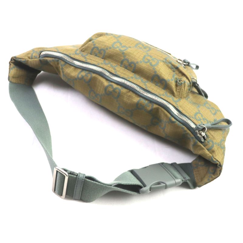 Gucci GG Ripstop Belt Bag Body Leather Use Waist Khaki Storage — view 6