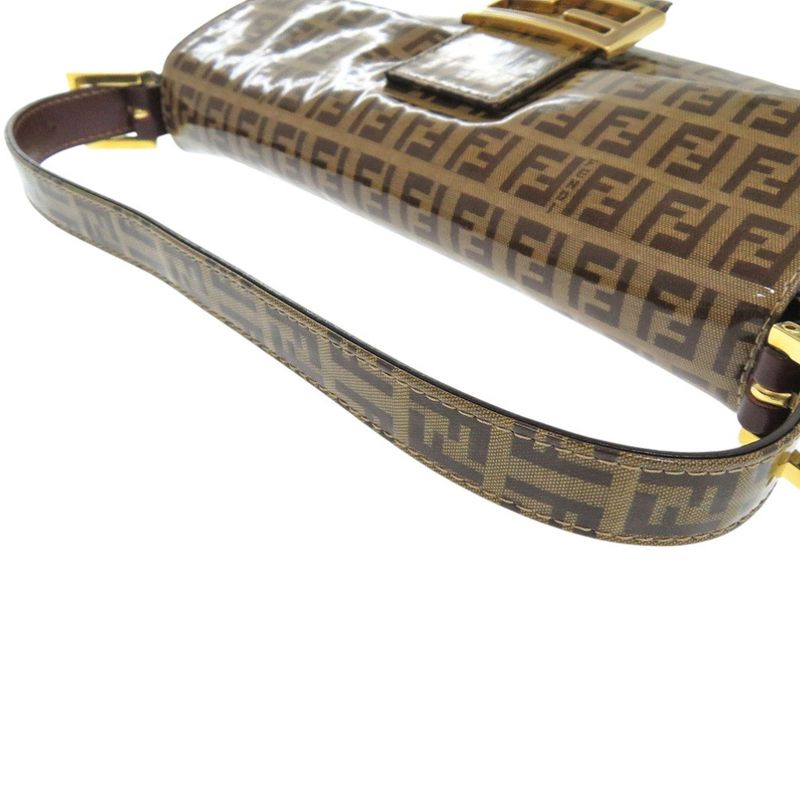 Fendi Zucchino Mamma Bucket Brown Handbag 0894 — view 5