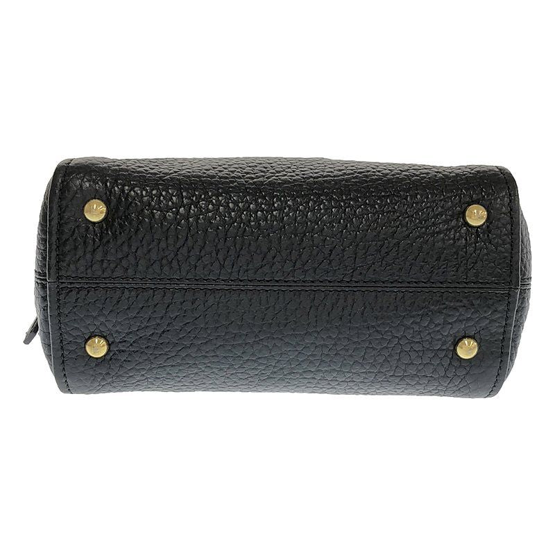 Fendi 2-Way Chameleon Leather Shoulder Bag Black — view 7
