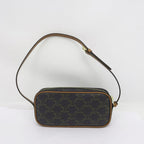 Celine Mini Camera Triomphe Shoulder Bag Pouch Brown Multicolor — view 3