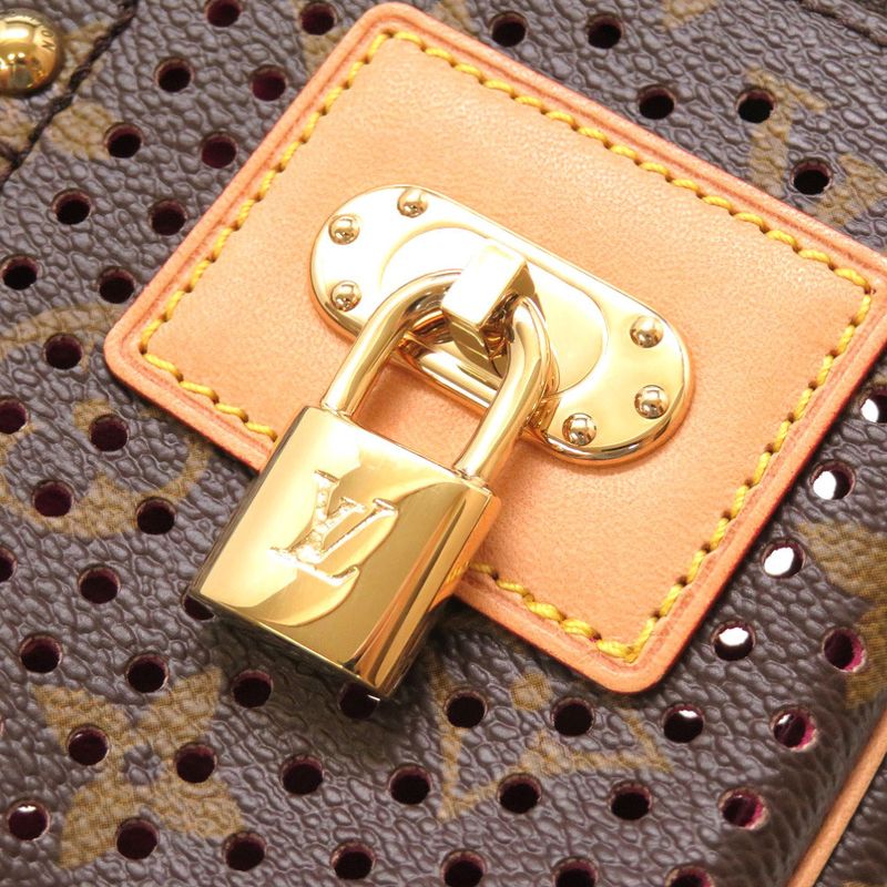 Louis Vuitton Monogram Perfo Pochette Accessoire Fuchsia Handbag Pouch — view 8
