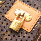 Louis Vuitton Monogram Perfo Pochette Accessoire Fuchsia Handbag Pouch — view 8