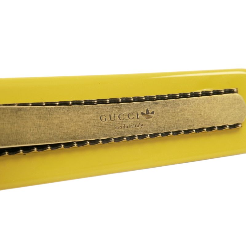 Gucci Adidas Collaboration Hair Clip Yellow Gold Color Star — view 7