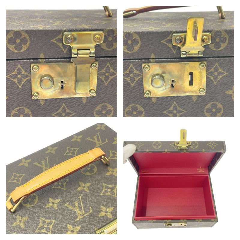Louis Vuitton Monogram Boiteau Jewelry Case Brown Bag — view 8