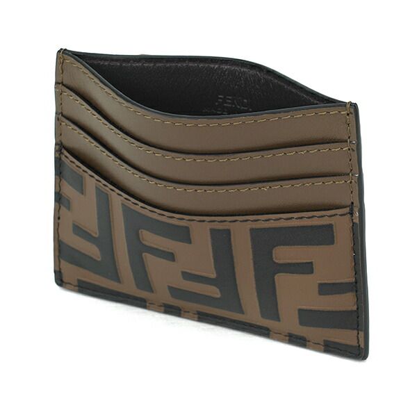 Fendi Card Case F Is Brown — view 5