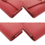Louis Vuitton Portefeuille Capucino Compact Leather Red Trifold Wallet — view 9