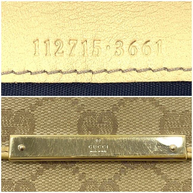 Gucci Bifold Long Wallet Beige GG Canvas — view 3