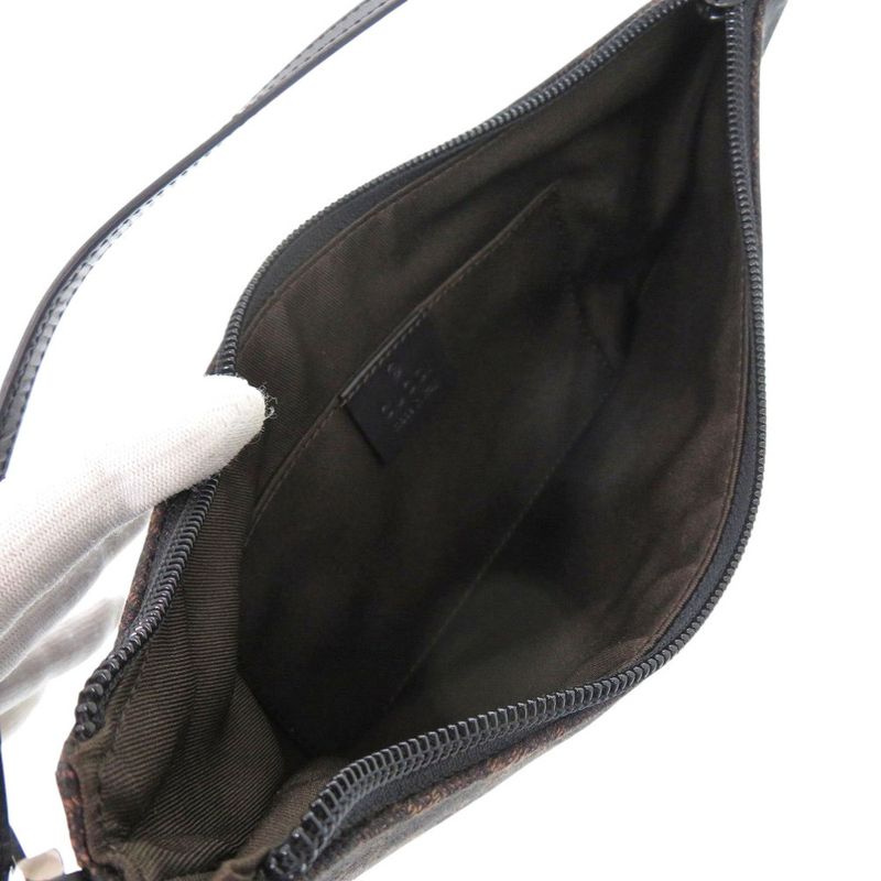 Gucci 32160 GG Canvas Brown Handbag 1414 — view 3