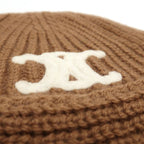 Celine Triomphe Crochet Bucket Hat 2 A80 T384 D Camel Beige Cashmere — view 6