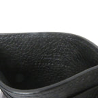 Gucci Silver Logo Hardware Leather Card Case Business Holder Black — view 9