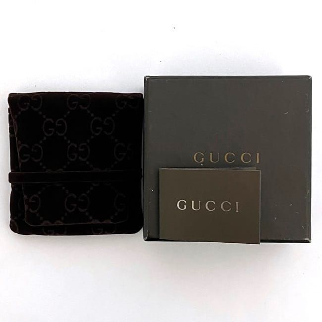 Gucci Logo Ring Silver Size 19 — view 2