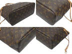 Louis Vuitton Monogram Neverfull PM Tote Bag Brown Vachetta Leather Gold — view 7