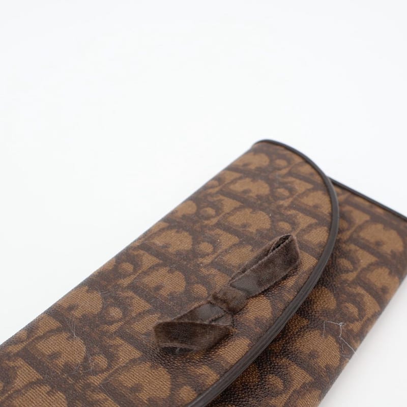 Christian Dior Long Wallet Brand With Zipper — view 7
